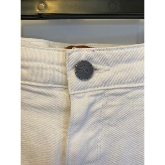 Paige Womens Size 29 (32 in Waist) White 'Laurel Canyon' Low Rise Bootcut Jeans - Picture 6 of 7